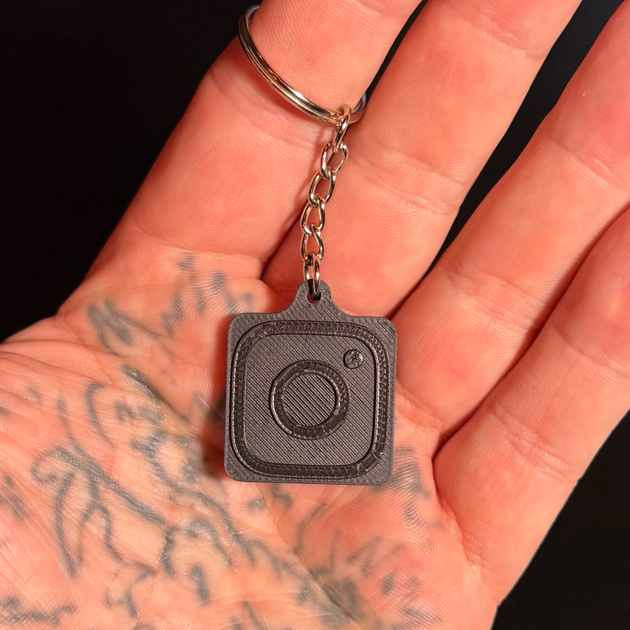 Black and Black Instagram NFC