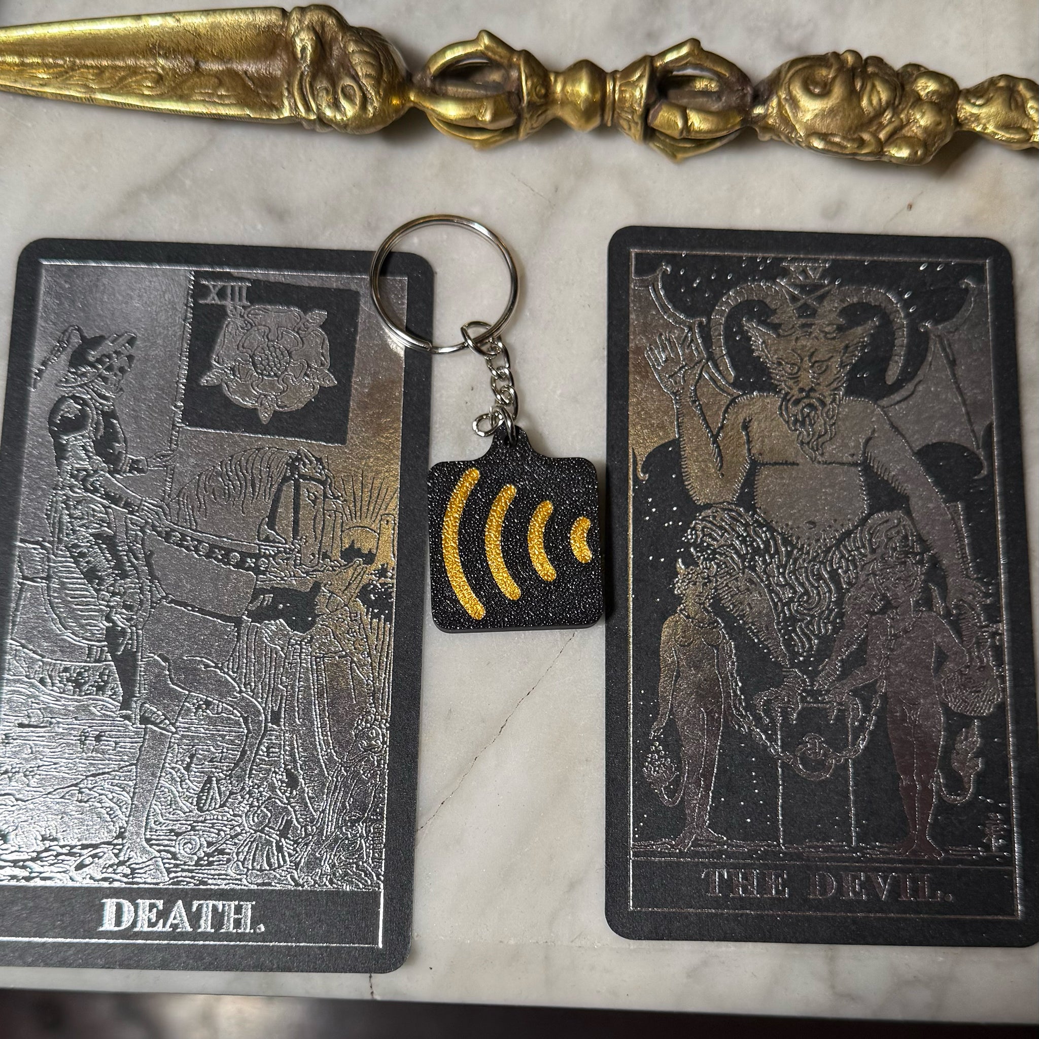 Black and Gold Instagram NFC