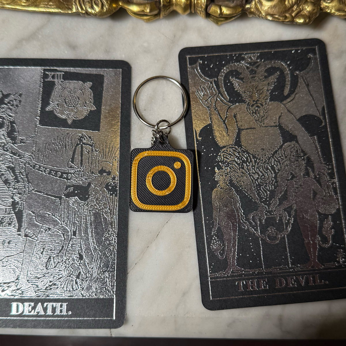Black and Gold Instagram NFC