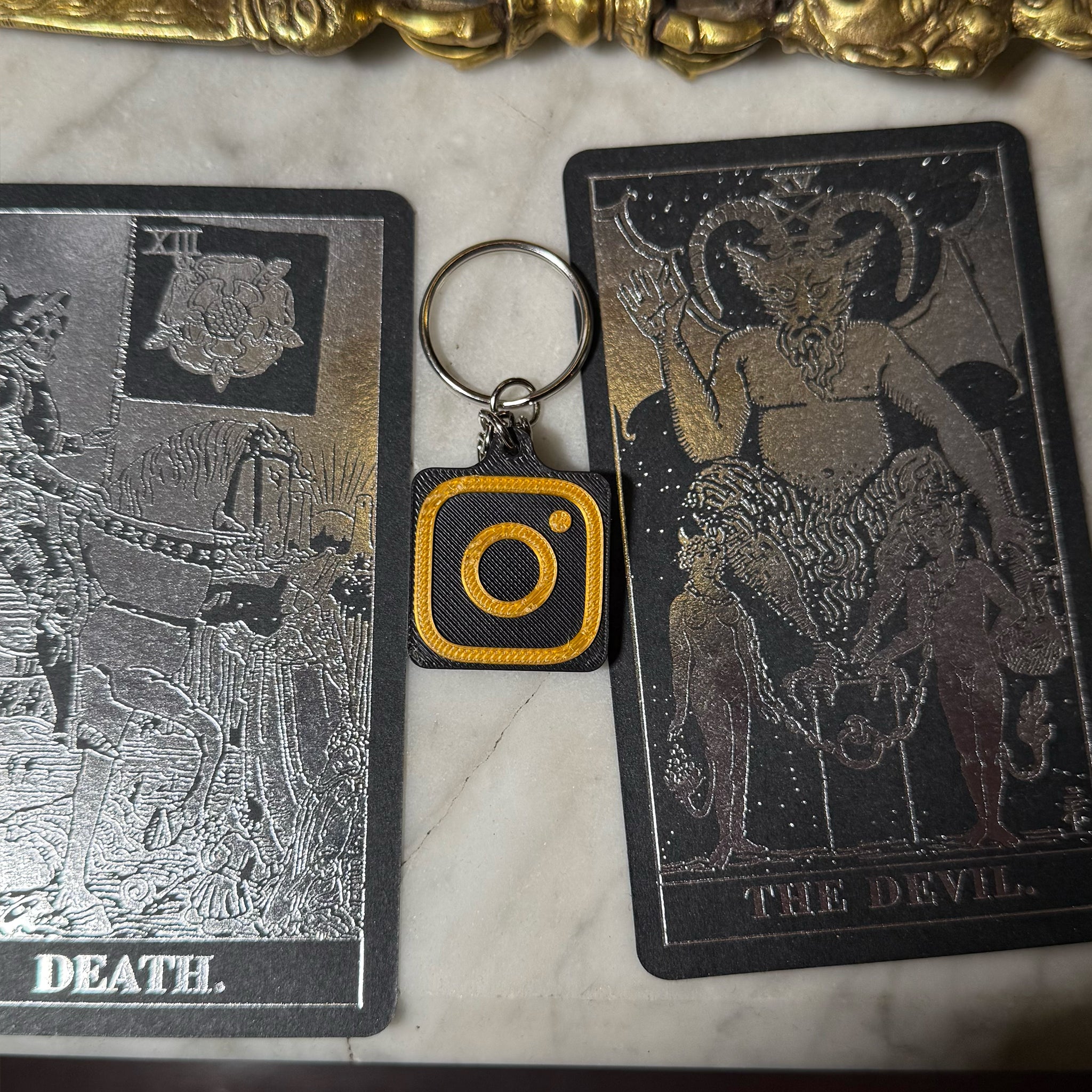 Black and Gold Instagram NFC
