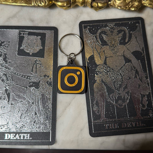 Black and Gold Instagram NFC
