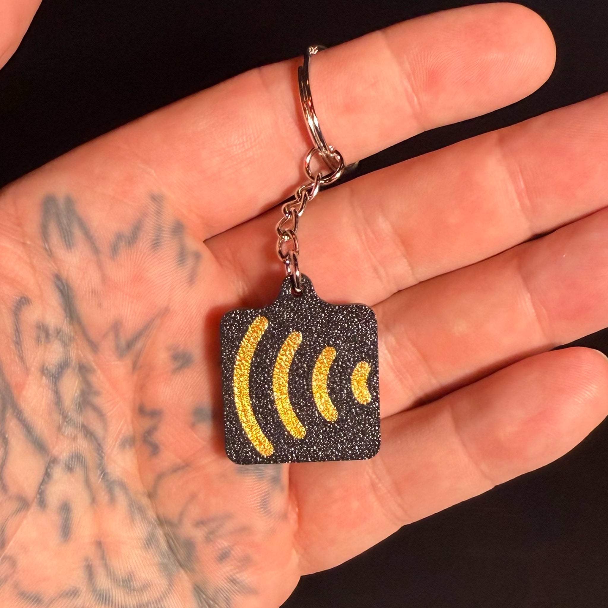 Black and Gold Instagram NFC