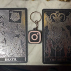 Black and Pink Instagram NFC