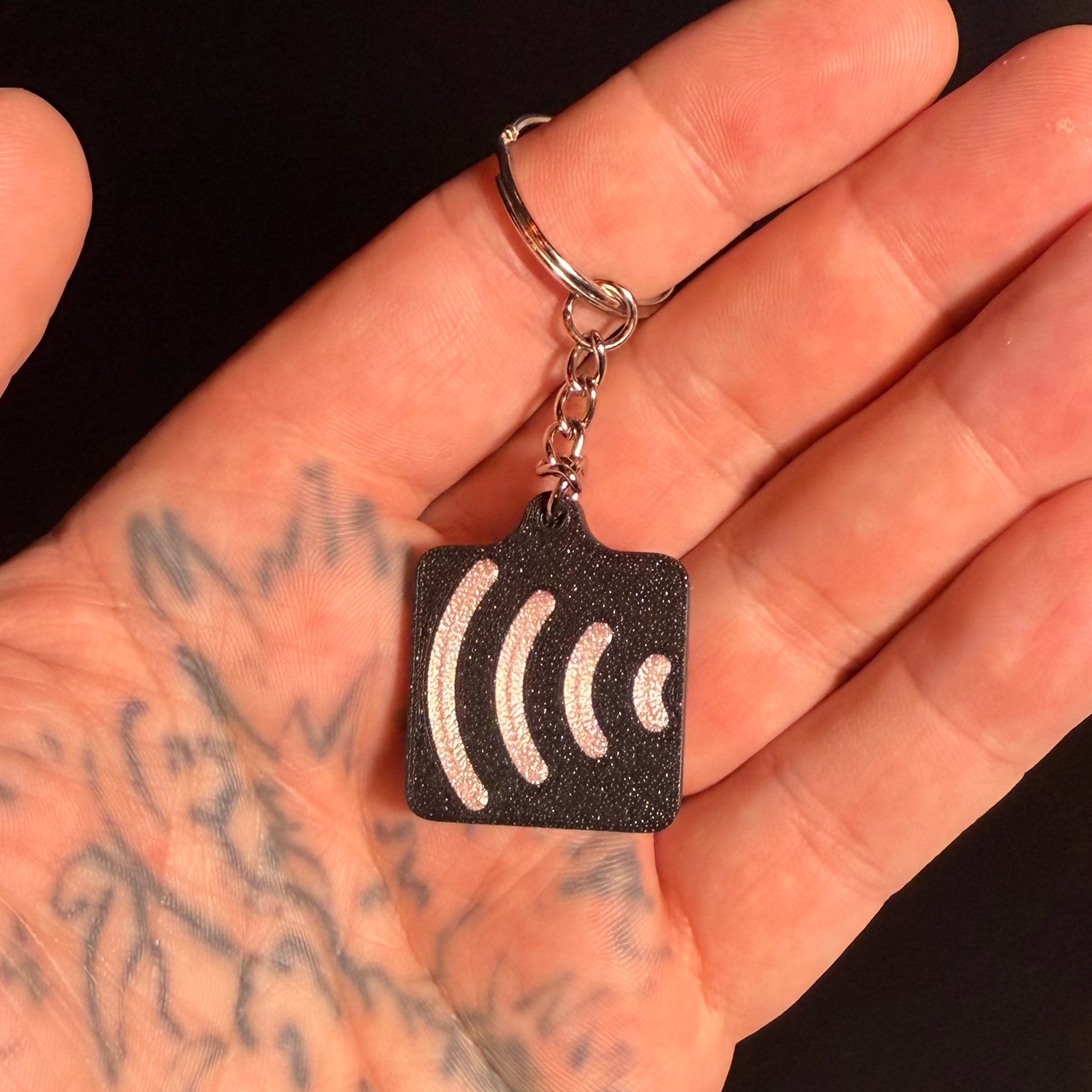 Black and Pink Instagram NFC