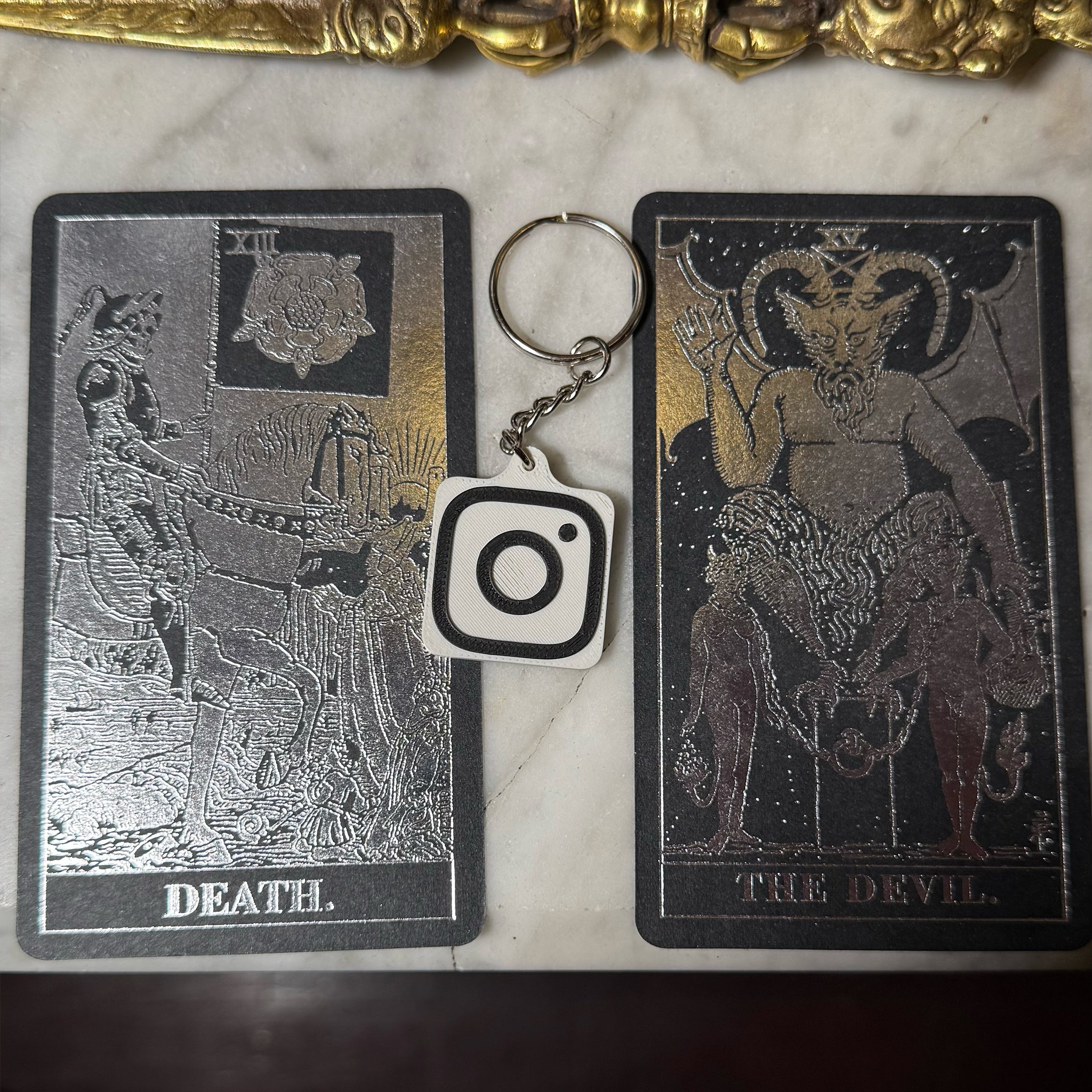 White and Black Instagram NFC