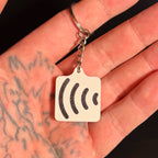 White and Black Instagram NFC